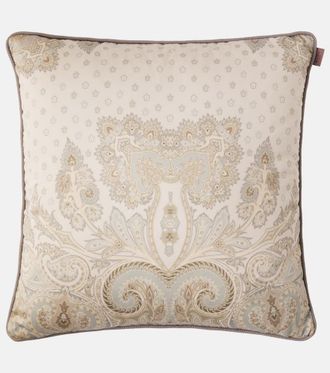 Etro Zahir printed cotton cushion