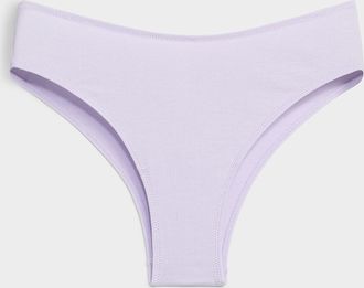 Miiyu Womens Solid high-cut cheeky panty Organic cotton