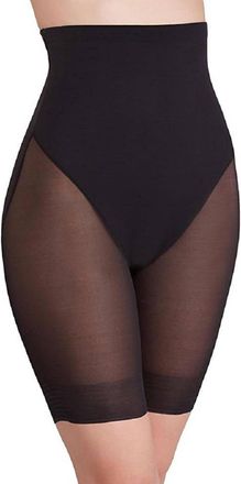 TC Fine Intimates Firm Control High-Waist Thigh Slimmer In Black