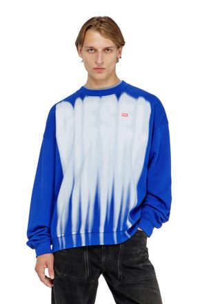 Diesel Cotton sweatshirt with graphic print - Sweaters - Man - Multicolor