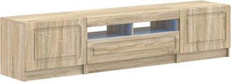 vidaXL Cabinet De Tv Led De 5 Piezas Roble Sonoma Madera De Ingenier&iacute;a Vidaxl