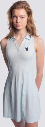 Lusso Womens Lusso Light Blue New York Yankees Celeste V-Neck Dress at Nordstrom, Size X-Large