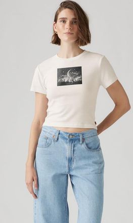 Levi's T-shirt sportiva Essential - Donna - XS - Bianco / Moonlight Egret