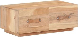 vidaXL Vidaxl - Mesa De Centro De Madera Maciza Reciclada 90x50x35 Cm