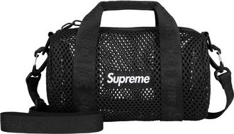 SUPREME Mesh Mini Duffle Bag SS25 Black SS23B20-BLACK