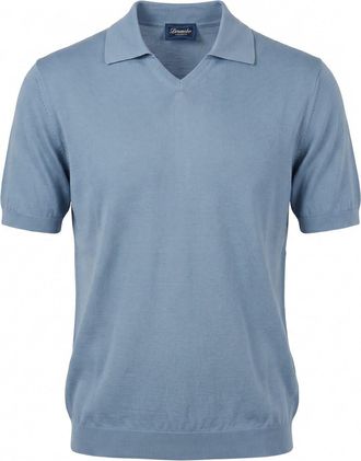 Drumohr V-Neck Polo With Logo