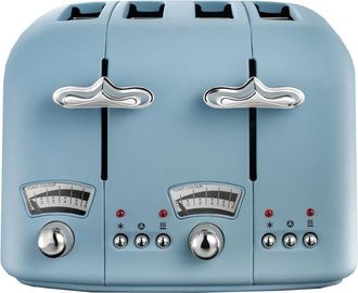 DeLonghi 4 Slice Argento Toaster Blue - Delonghi
