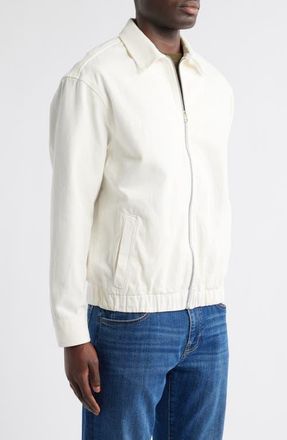 Mavi Full Zip Sweatshirt in Antique White at Nordstrom, Size Small