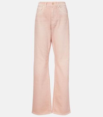 7 For All Mankind Tess high-rise straight jeans