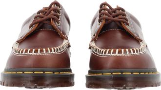 Dr. Martens Brown Moccasin Rugged Sole Lace-Up Loafers