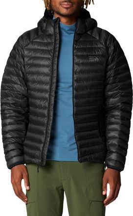Mountain Hardwear Ghost Whisperer Hooded Packable 1000 Fill Power Down Puffer Jacket in Black at Nordstrom, Size Xx-Large