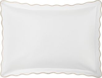 Matouk Camilla Piqué Sham in Dune at Nordstrom, Size Standard