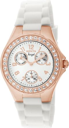 Invicta Angel 1646 Dames Horloge - Quartz Uurwerk - Roestvrij Staal met witte Wijzerplaat - 38mm