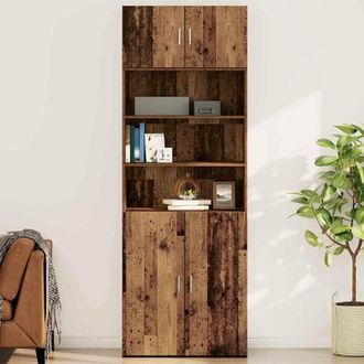 vidaXL Vidaxl - Armadietto a muro Legno vecchio 80 x 42.5 x 40 cm