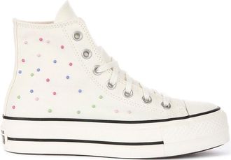 Converse All Star Lift Platform Mini Studs - female - Converse - Sneakers - White - 4 1/2 UK - Shoes