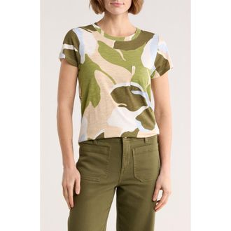 Sanctuary One Pocket T-Shirt in Leaf Love at Nordstrom Rack, Size X-Large