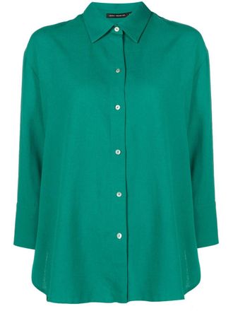 Lenny Niemeyer Blouse met gewelfde afwerking - Groen