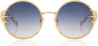 Anna-Karin Karlsson THE CLAW & THE MOON Gold Womens Sunglasses Gold Size 65