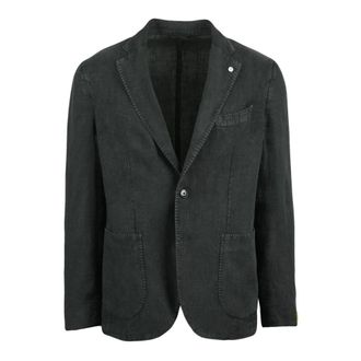 L.B.M. 1911 Blazers, male, Green, Size: 2XL Blazer Stondato