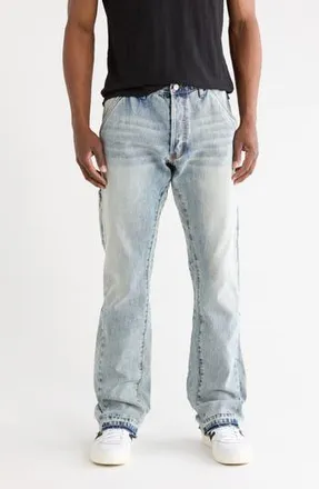 mnml Carpenter Flare Jeans in Blue at Nordstrom Rack, Size 28