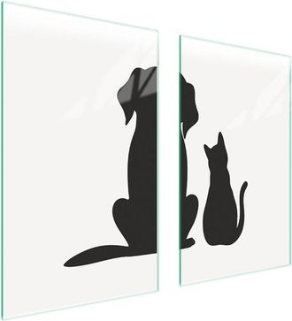 OEM Placa Protectora De Vidrio Para Estufa 75x52 Animales