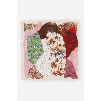 Bimba & Lola Collage Prints Shawl in Brown at Nordstrom