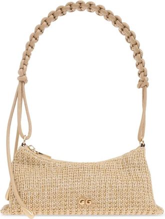 Cult Gaia Livi Wavy schoudertas - Beige