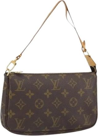 Louis Vuitton Pre-owned Mini Bag - Dames - Vintage Mini Tas - Bruin - ONE Size - Vintage
