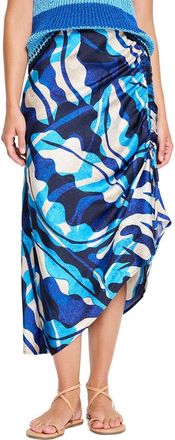 Nic+Zoe NIC+ZOE Aqua Surf Side Ruche Skirt