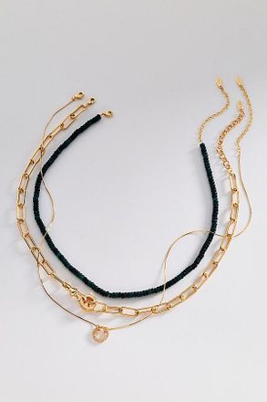 Anthropologie Shades of Sea Layering Necklaces