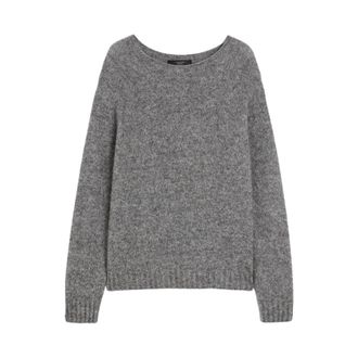 Max Mara Ghiacci Ronde Hals Trui - Dames - Ronde hals truien - Grijs - S - Truien & Vesten