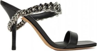 Michael Kors Bianca Sandalen van versierd leer - Dames - Muiltjes - Zwart - 37 EU - Leer - Schoenen