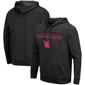Colosseum Mens Colosseum Black Houston Cougars Blackout 3.0 Pullover Hoodie at Nordstrom, Size Medium
