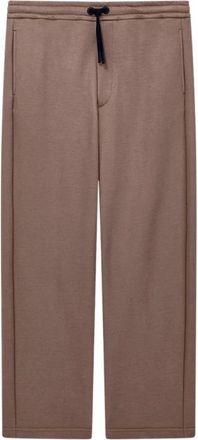 Giorgio Armani Rechte broek - Heren - Straight fit broeken - Bruin - L - Nylon - Broeken