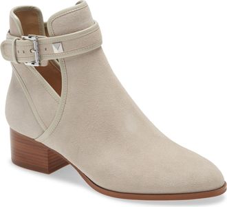 Michael Kors Britton Block Heel Bootie - Light Sand