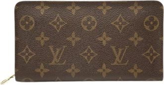 Louis Vuitton Pre-owned Long Wallet - Dames - Vintage Accessoires - Bruin - ONE Size - Vintage