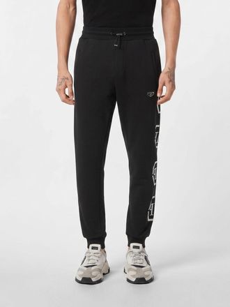 Philipp Plein Pantaloni jogging in jersey con stampa monogram e logo Hexagon