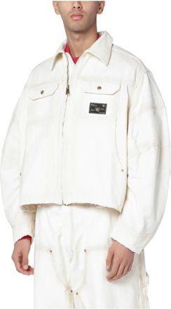 Willy Chavarria Hombre, Chaquetas, Blanco, Talla: S