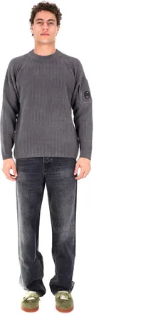C.P. Company Chenille Cotton Crewneck Sweater