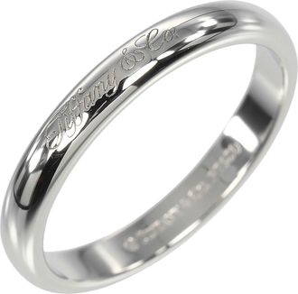 Tiffany & Co. Platinum Platinum 950 Band Ring (Pre-Owned)