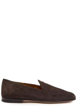 Tod's Cuoio 25M Suede Loafers - Brown - 36 (IT36/ UK3)