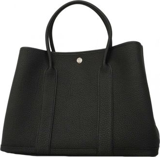 Herm&egrave;s Black Negonda Leather Tote Bag (Pre-Owned)