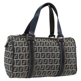 Fendi Pre-owned Vintage Handtas - Dames - Vintage Handtas - Blauw - ONE Size - Leer - Vintage