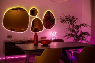 Twinkly Twinkly - Dots - Cadena De Luces Flexible Controlada Por Aplicaci&oacute;n Con 60 Led Rgb - 3 Metros