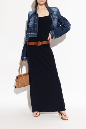 Dsquared2 Dress With A Slit, Womens, Black