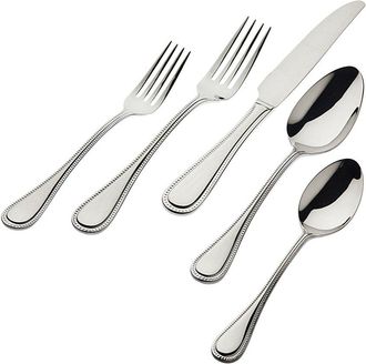 Godinger Bead Mirrored 18/10 Stainless Steel 20pc Flatware Set