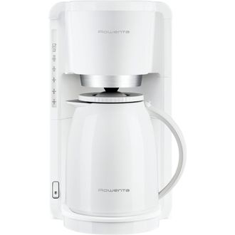 Rowenta Ct3801 Cafetera De Filtro 1 L Semi-autom&atilde; Tica, 850 W, 14 Cups, 44 Decibeles, Acero Inoxidable, Blanco