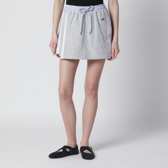 Vivienne Westwood Grey mini skirt with Orb logo