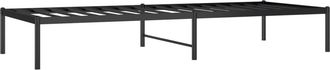 vidaXL Estructura De Cama De Metal Negro 80x200 Cm Vidaxl