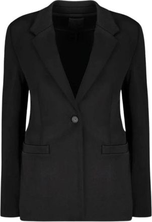 Givenchy Tailored Viscose Blazer - Dames - Blazers - Zwart - M - Leer - Jassen